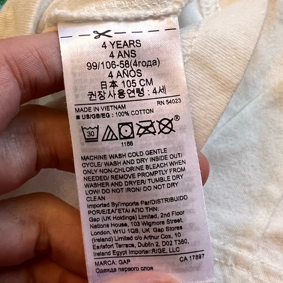 Baby Gap Long Sleeves T-Shirts Bundle Size 3T - Picture 15 of 16